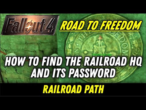Road to Freedom - HOW To Find Railroad HQ Location & Password (Walkthrough) | Fallout  4