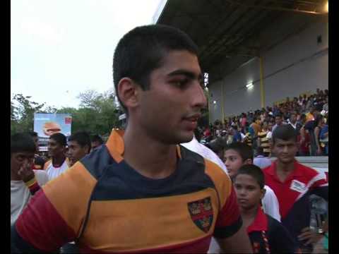 Interview with Tharinda Ratwatte - Captain Trinity College after win in the Bradby 1st Leg