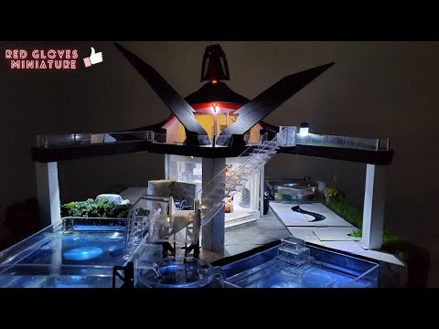 DIY F-117 Nighthawk Jet Themed Mini House #3