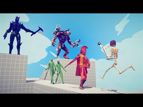 "HELL ROAD" WALL BREAKER and ZOMBIE + 2 FIREWORK ARCHERS  | TABS - Totally Accurate Battle Simulator