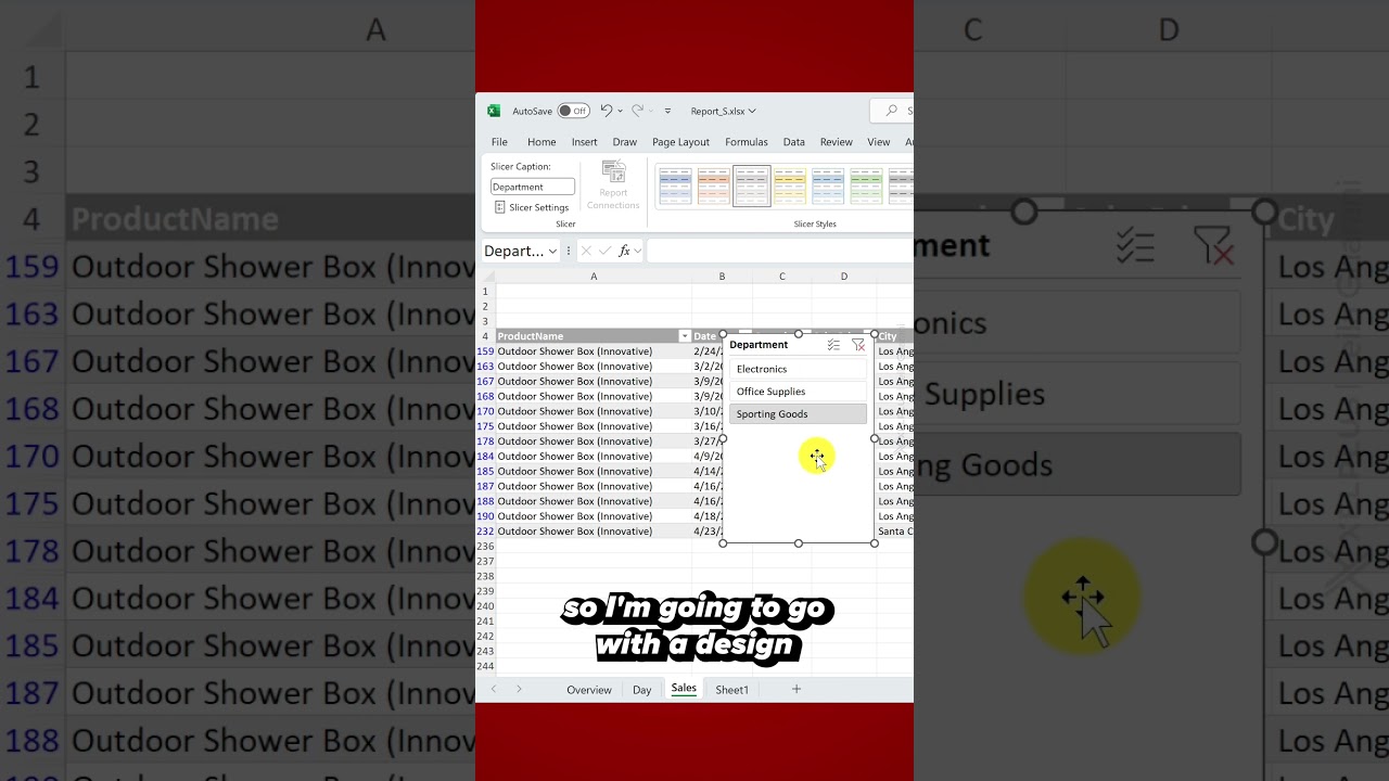 Enhance Excel Reports with Efficient Slicer Filtering