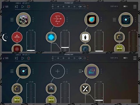AUM Industrial Factory Steam Punk Session With 12 Apps - iPad Demo
