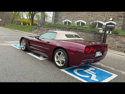 **SOLD on the CCC Buy-It-Now Lot** Sub-90K km 2003 Chevrolet Corvette Convertible 50th Anniversary 6-Speed Manual