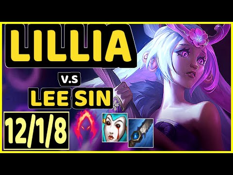 MINERVA (LILLIA) vs LEE SIN - 12/1/8 KDA JUNGLE GAMEPLAY - BR Ranked GRANDMASTER