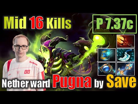 Nether ward!! by Save Pugna Mid 16 Kills #dota2 #gameplay4k #patch737c