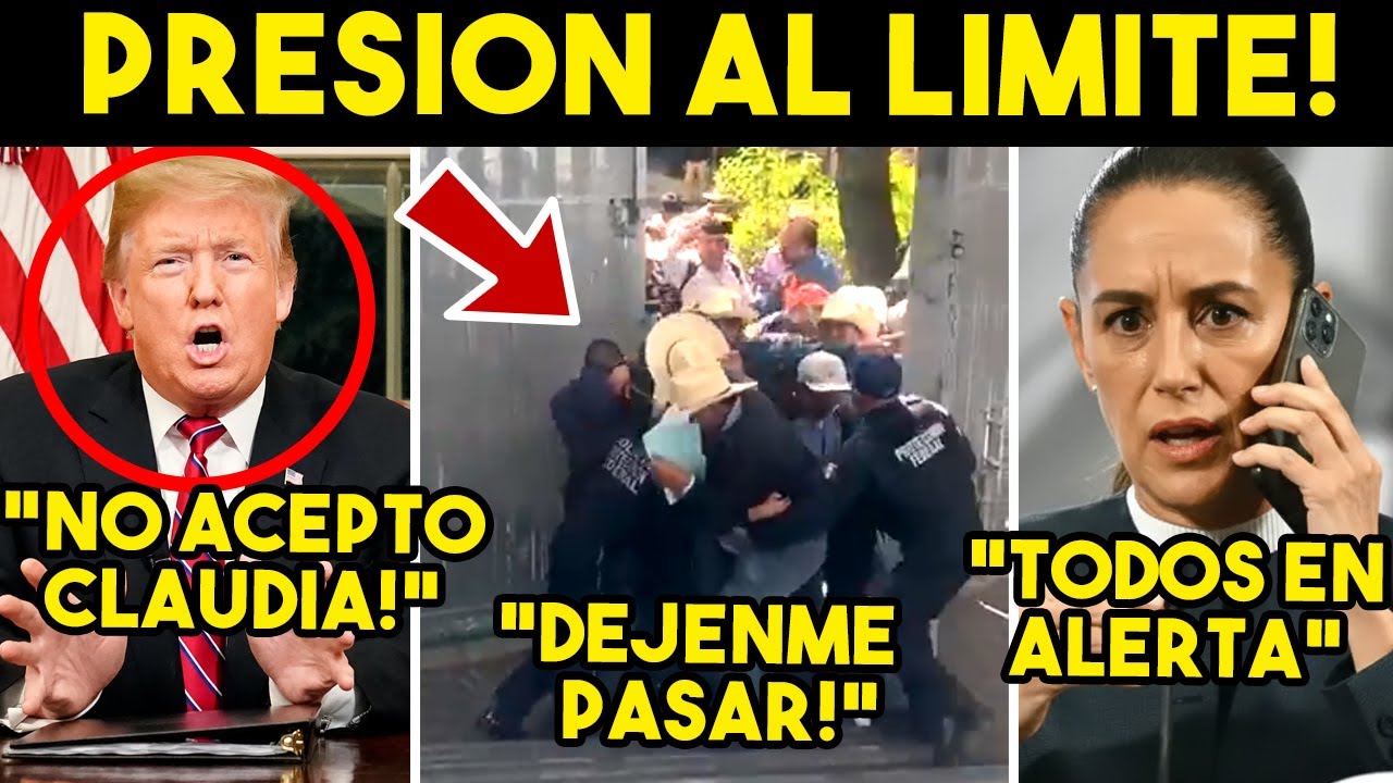 MOMENTO IMPACTANTE! PORTAZO DEL SOMBRERO, CRECE PROTESTA. CARTA A TRUMP, EU APRIETA A MEXICO