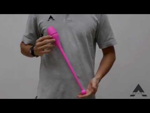 Gymnastikkøller 41 cm Fuchsia