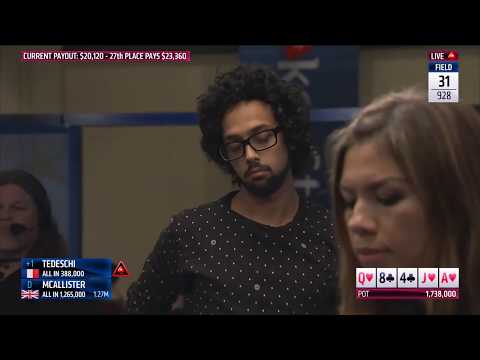 A Royal Flush at the WSOP 2017  Huge Three Way Pot