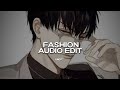 fashion (sped up) - lady gaga『edit audio』