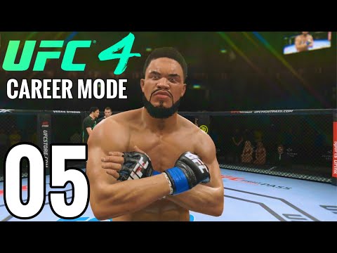 UFC 4 Bantamweight Career Mode Walkthrough Part 5 - BIG WINS!