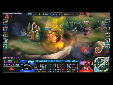 EDG vs BKT Highlights - League of Legends World Championship 2015 - EDWARD GAMING vs BANGKOK TITANS