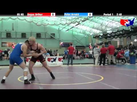 Angus Arthur vs. Peter Arnold at 2013 ASICS FILA Cadet Nationals - GR