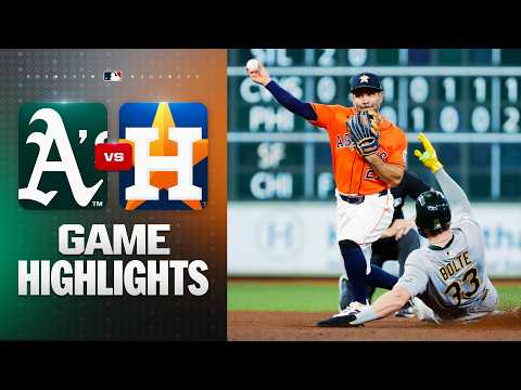 휴스턴 VS 애슬레틱스 5:1 MLB 스포츠하이라이트