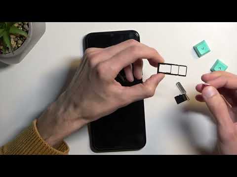 How to Insert SIM and SD Card in NOKIA C21 Plus - Set Up SIM and Memory Card