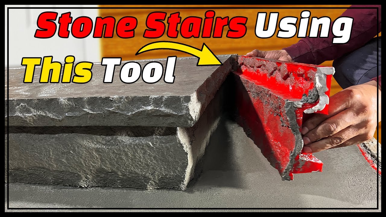 How to Use Stair Liner Molds for Stone-Look Concrete Steps