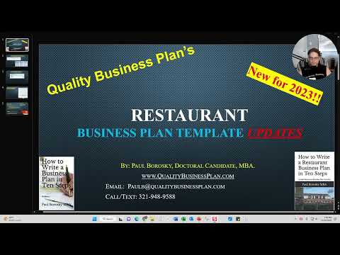 , title : 'Updated – 2023 - RESTAURANT Business Plan Template by Paul Borosky, MBA.'