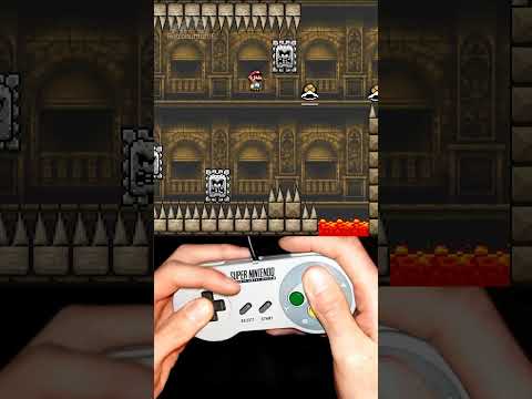 Mario in the SHELL JUMP LAIR #shorts #kaizo #mario