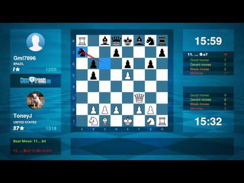 Chess Game Analysis: ToneyJ - Gml7896 : 1-0 (By ChessFriends.com)