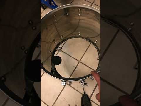 John Bonham vintage ludwig stainless steel drums