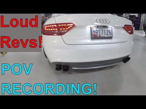 Audi A5 AWE Exhaust install!