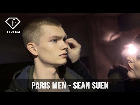 Paris Men F/W 17/18 - Sean Suen Make up | FashionTV