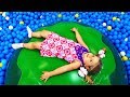 Roma and Diana plays at Indoor Playground Family Fun Play Area for Kids fun Play time