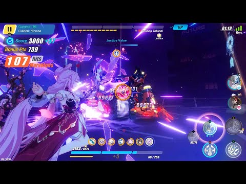 [EX Abyss] Nirvana 491D - Cruising Tribunal (Dominance) ~710pts - HH / JK / SS | Honkai Impact 3