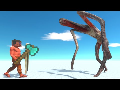 Champion Steve vs Every Stickman Unit (Humans and Primates) - Animal Revolt Battle Simulator