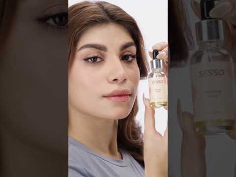 Glass-skin vibes in every drop .Say hello to glow with Sesso Glowing Serum .