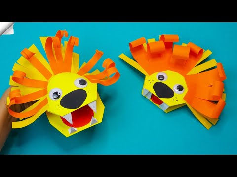 DIY Paper LION Paper crafts
