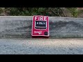 Honeywell Pull Station Fire Alarm Destruction