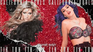 ✧ California Gurls x TiK ToK (Mashup) Katy Perry &amp; Kesha ✧