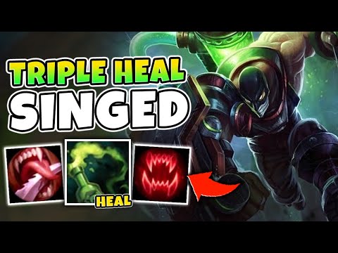 THIS VAMPIRE SINGED BUILD SCALES INSANELY WELL! (POISON STEALS HEALTH) - League of Legends