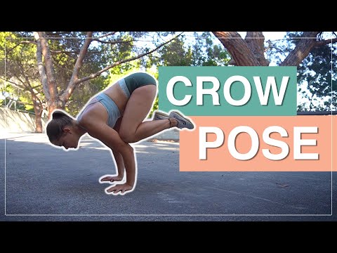 Yoga Krähe lernen I Crow Pose Tutorial - "Mini HANDSTAND" lernen | Bakasana I Frog stand