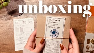 Traveler's Notebook Passport Unboxing | Midori Traveler's Company