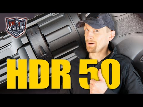 A closer look at the HDR50 (7.5J) - w/ chrony meas. and plinking [english subtitles] | Review (2021)