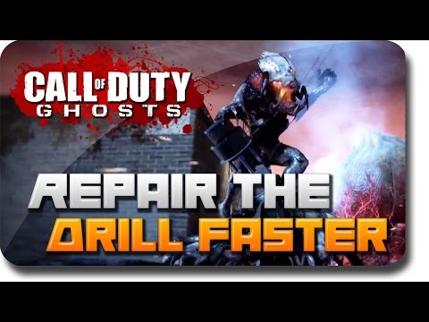 COD Ghosts Extinction - How To "Repair The Drill Faster" Myth (COD Extinction Mythbuster)
