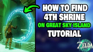 How To Find The 4th Shrine on Great Sky Island in Zelda Tears of the Kingdom (STEP-BY-STEP)