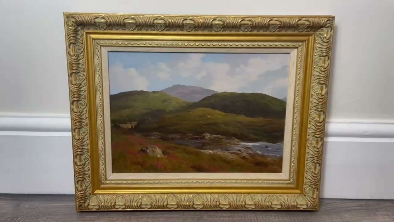 Watch video Oil Painting Scottish Highlands Mountain Stream Nr Lochailort By Howard Shingler Now Oil Painting Scottish Highlands Mountain Stream Nr Lochailort By Howard Shingler