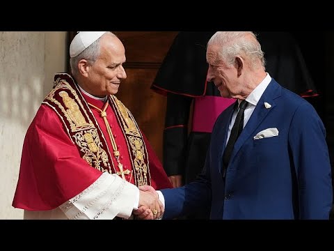 King Charles and Queen Camilla join Pope in historic Vatican prayer