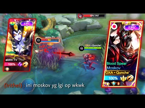 TOP GLOBAL MOSKOV VS IRITHEL 2022 !! BUILD MOSKOV META INSPIRE  PATCH TERBARU - MLBB