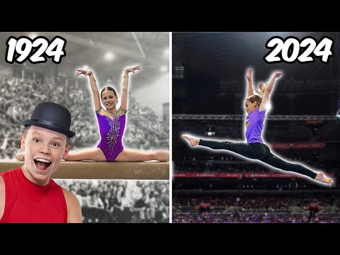 We tried 100 YEARS of Gymnastics!!!
