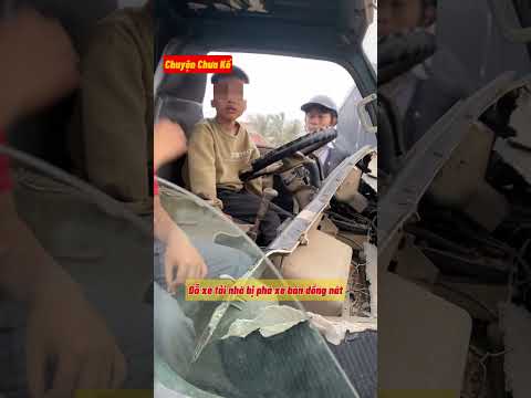 Đỗ xe tải nhờ bị phá xe bán đồng nát