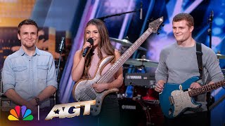 Family Band Performs Song Tribute For Mother With Cancer | We Three | AGT thumbnail
