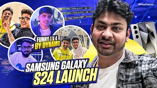 DYNAMO DID FUNNY 1 V 4 IN SAMSUNG GALAXY S24 LAUNCH TOURNAMENT + PAN FIGHT