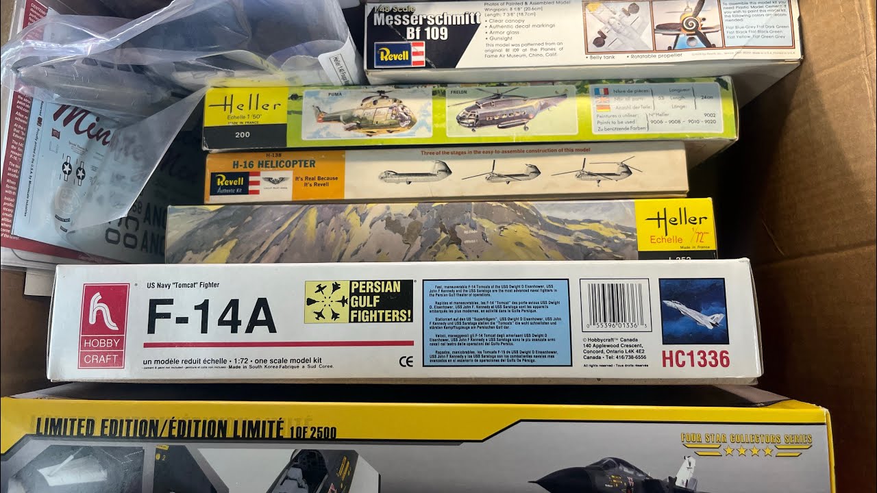 Box O’ Mystery!  Unboxing Another Box of Vintage Model Kits Sent By a Viewer 