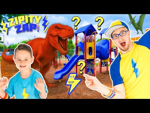 Hidden Dinosaurs at the Playground! | Fun Riddle Adventure for Kids