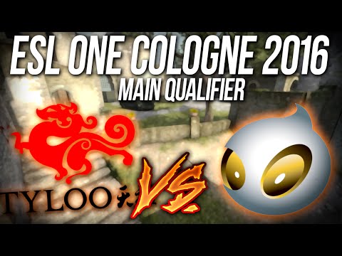 CS:GO - Dignitas vs  TyLoo | Map 1 (Cobblestone) ESL One Cologne 2016 Qualifier (13.06.2016)