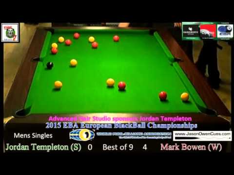 2015 EBA European Championships - Mens Singles - Mark Bowen v Jourdon Templeton