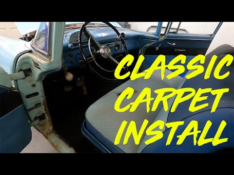 Thumbnail for 55 Ford Customline Carpet Install!  Night and Day Difference!! by Car, Ford Custom
